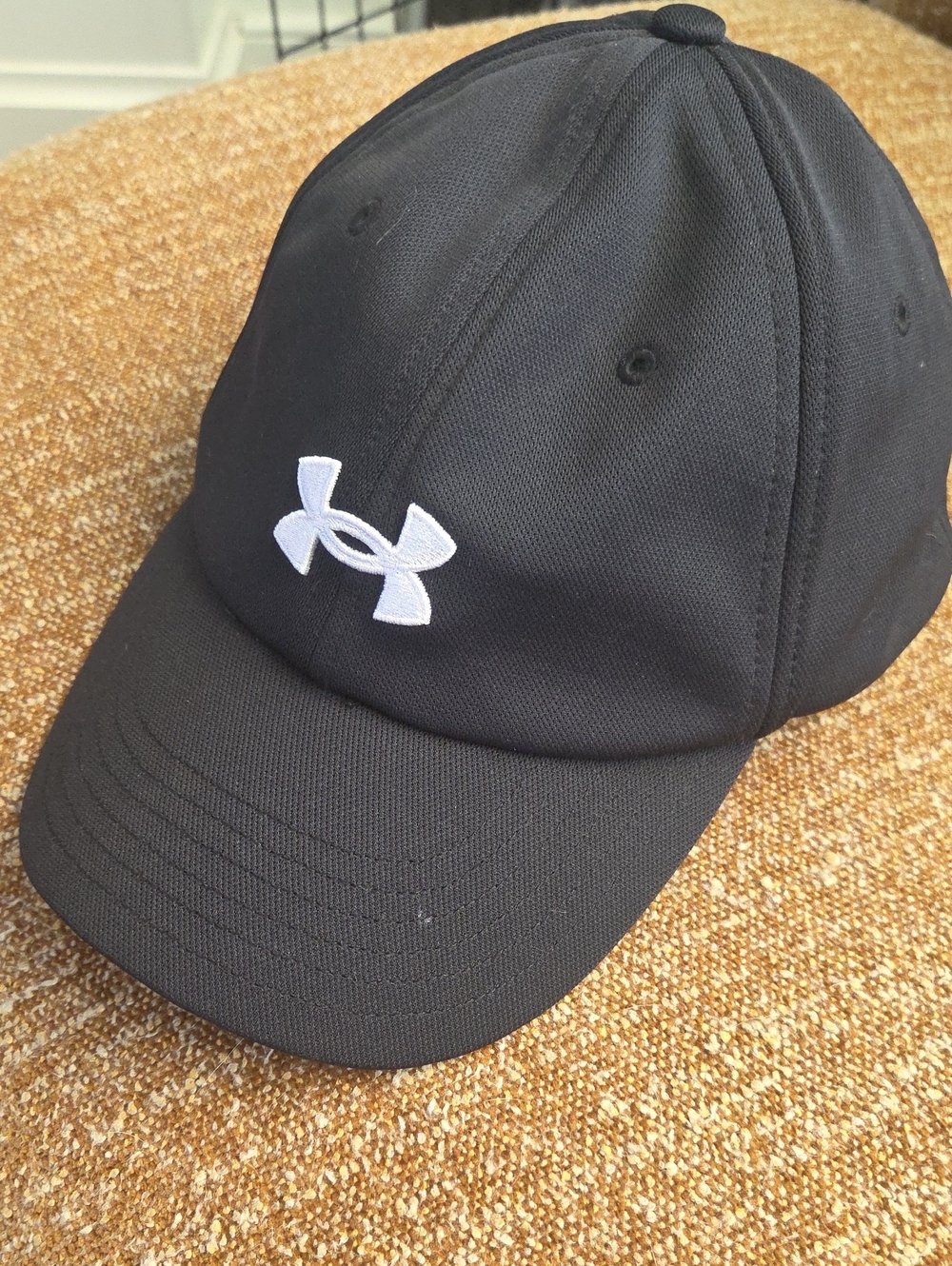Under Armour Black Cap with White Logo